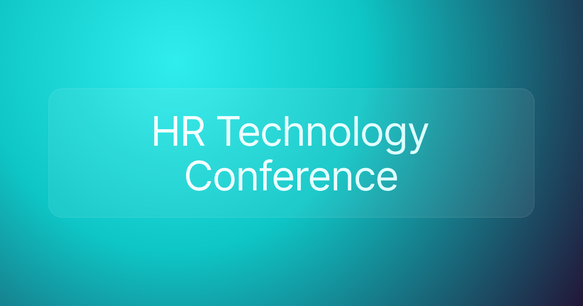 HR Technology Conference