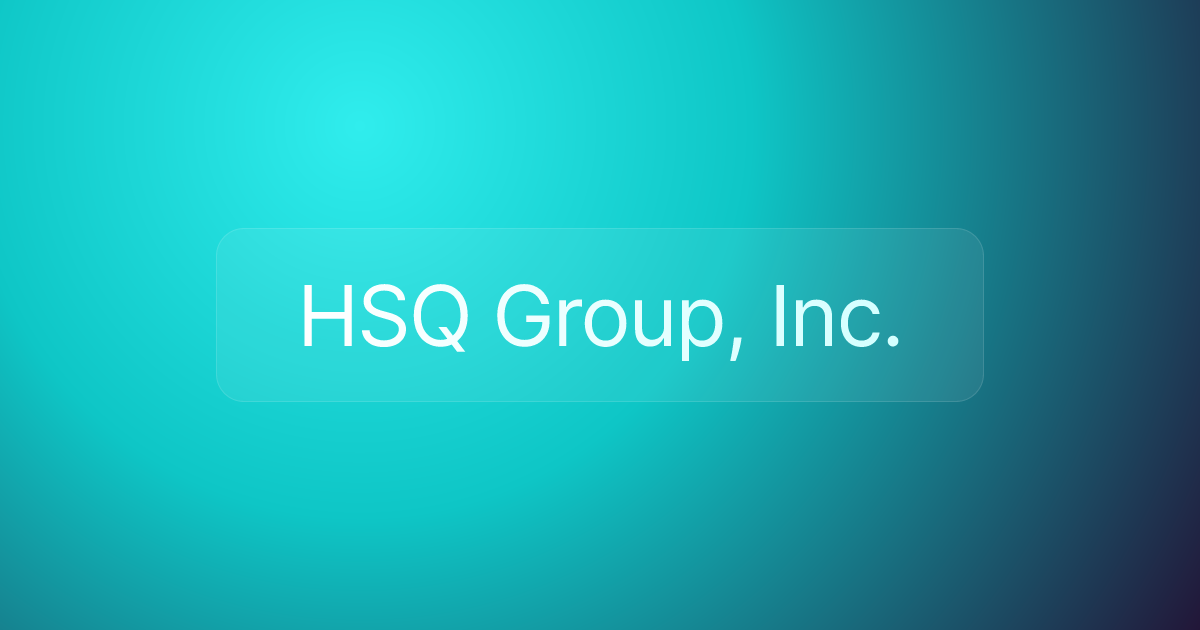 HSQ Group, Inc.