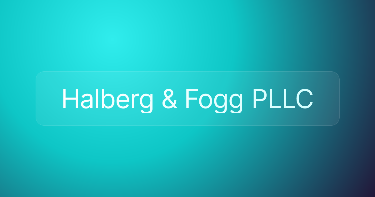Halberg & Fogg PLLC
