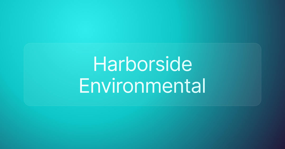 Harborside Environmental