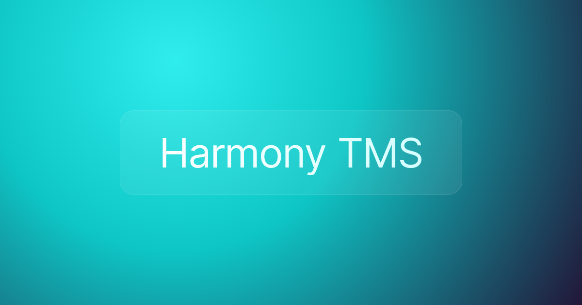 Harmony TMS