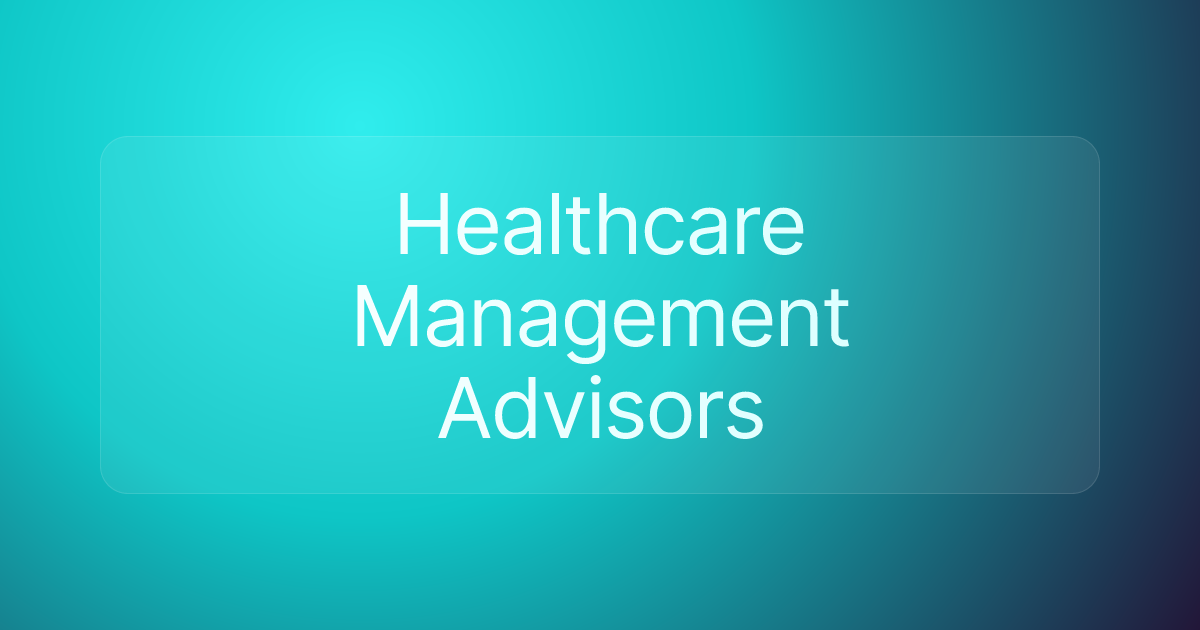 Healthcare Management Advisors
