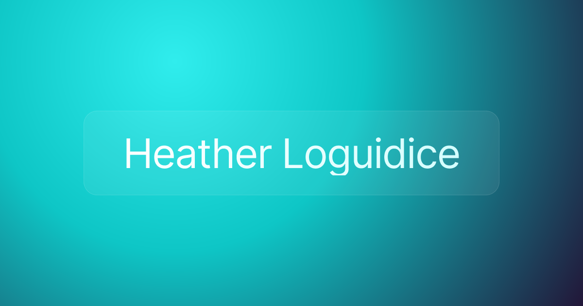 Heather Loguidice