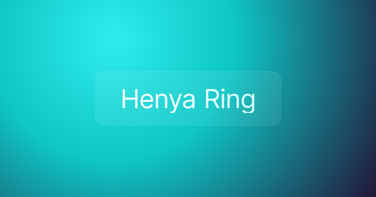 Henya Ring