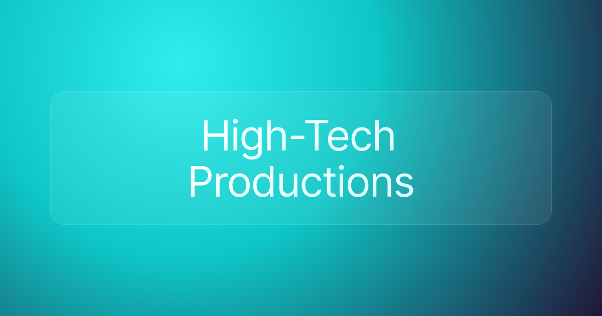 High-Tech Productions