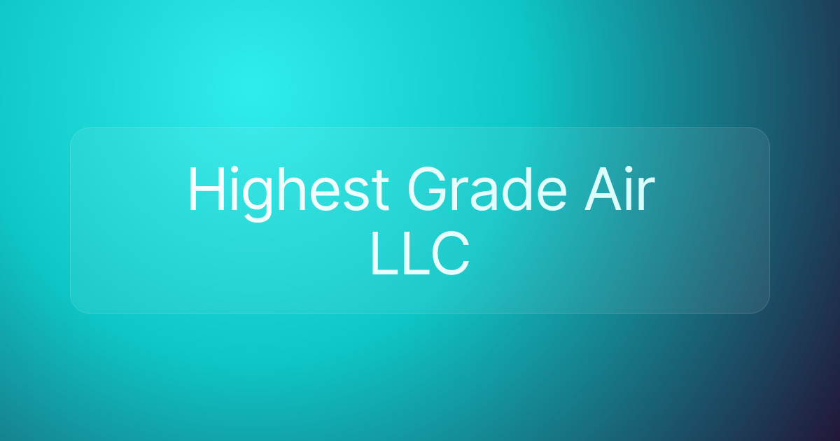 Highest Grade Air LLC