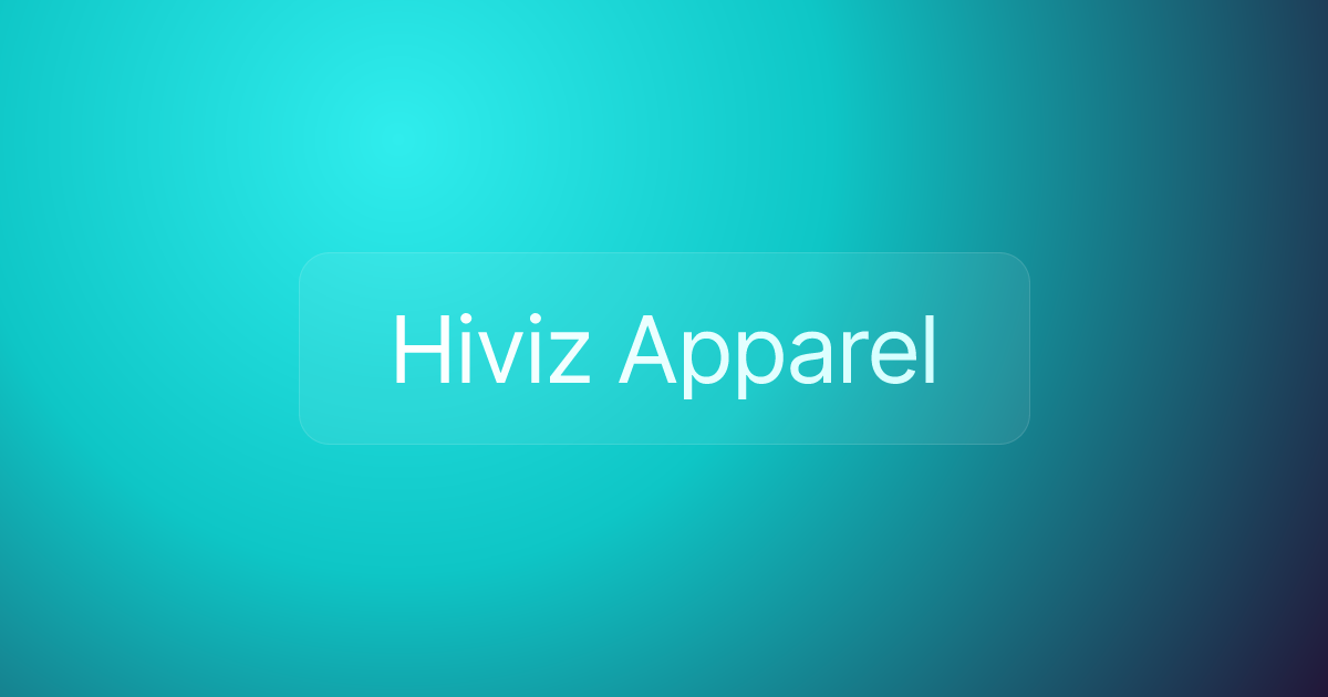 Hiviz Apparel