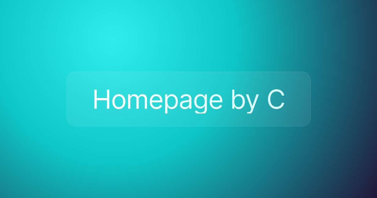 Homepage by C