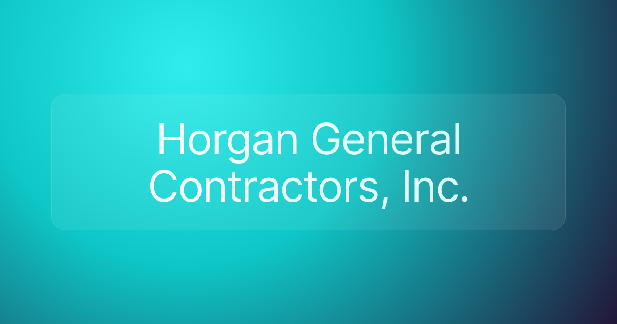 Horgan General Contractors, Inc.