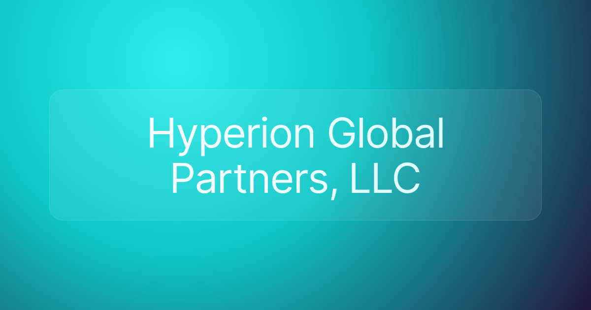Hyperion Global Partners, LLC