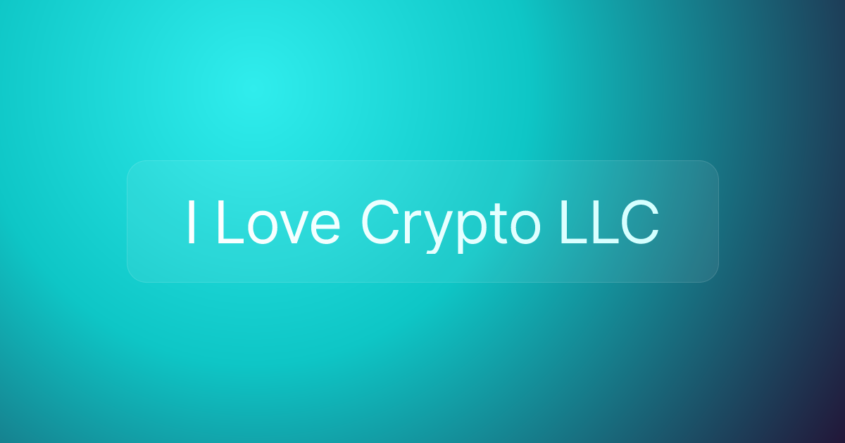 I Love Crypto LLC