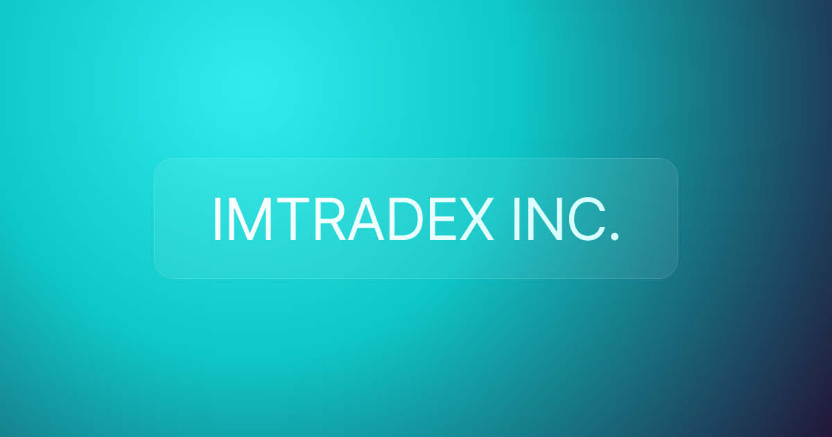 IMTRADEX INC.