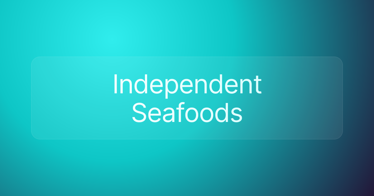 Independent Seafoods