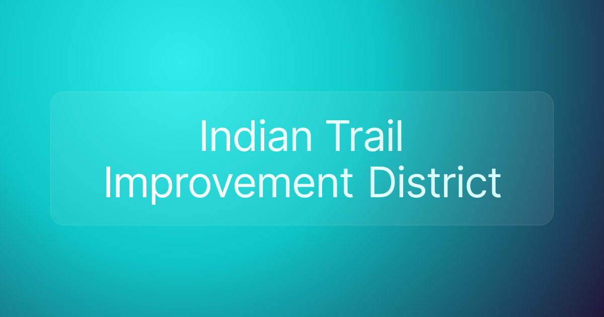 Indian Trail Improvement District