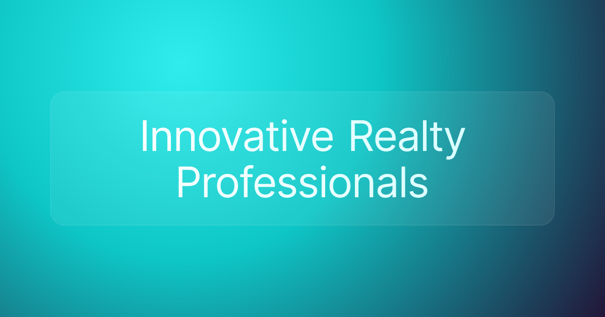 Innovative Realty Professionals