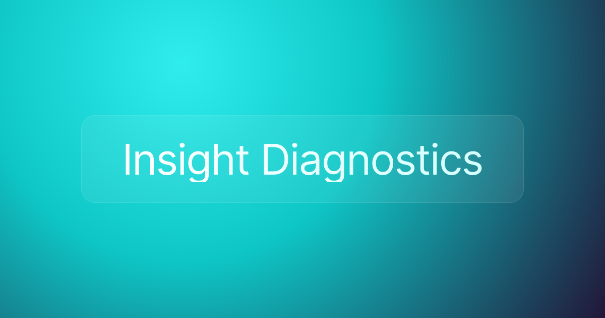 Insight Diagnostics