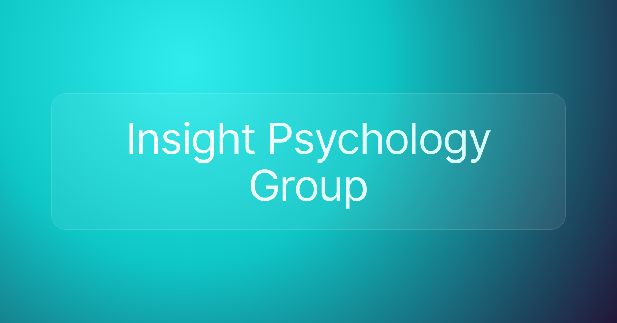 Insight Psychology Group