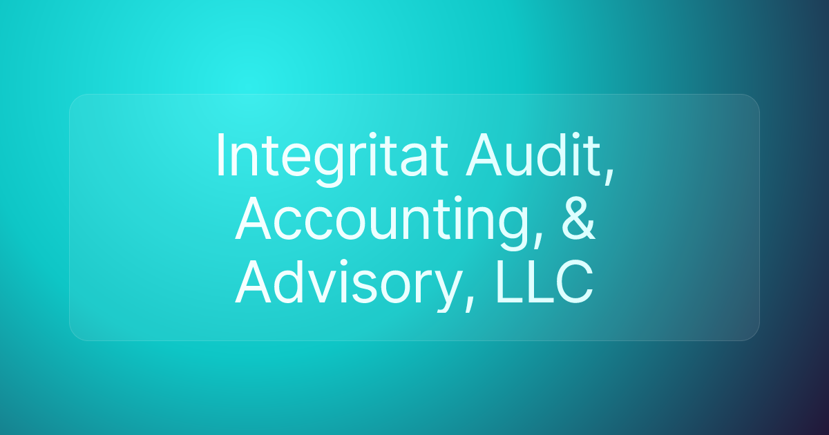 Integritat Audit, Accounting, & Advisory, LLC