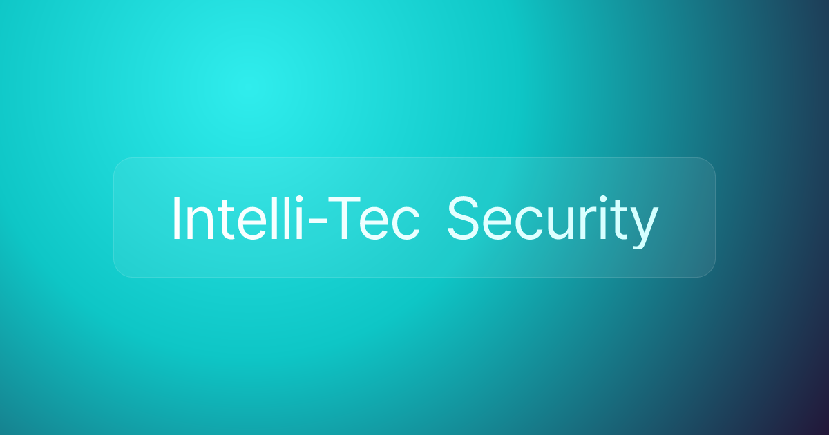 Intelli-Tec Security