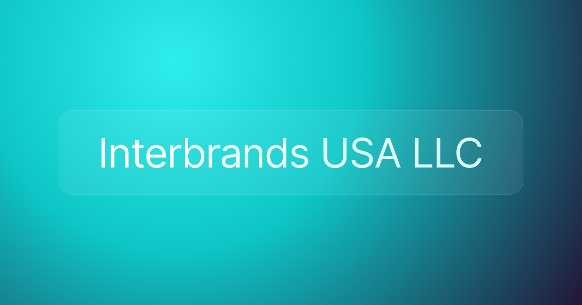 Interbrands USA LLC