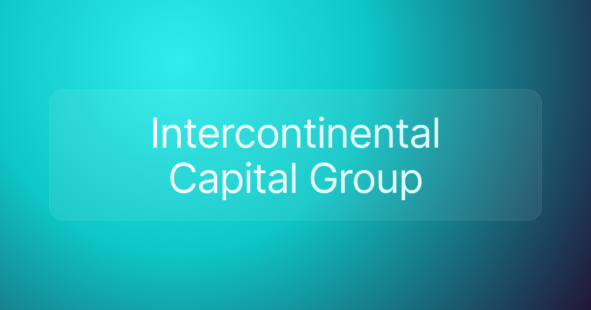 Intercontinental Capital Group