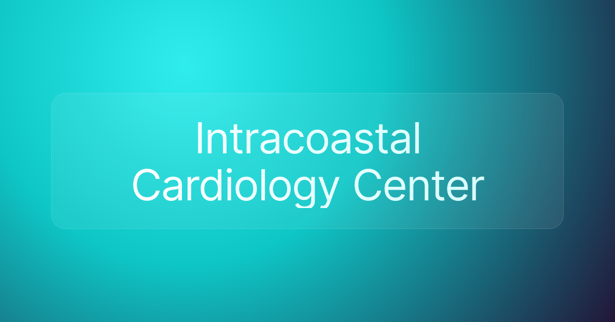 Intracoastal Cardiology Center