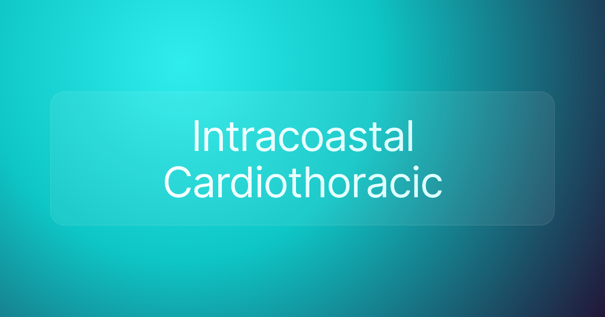 Intracoastal Cardiothoracic