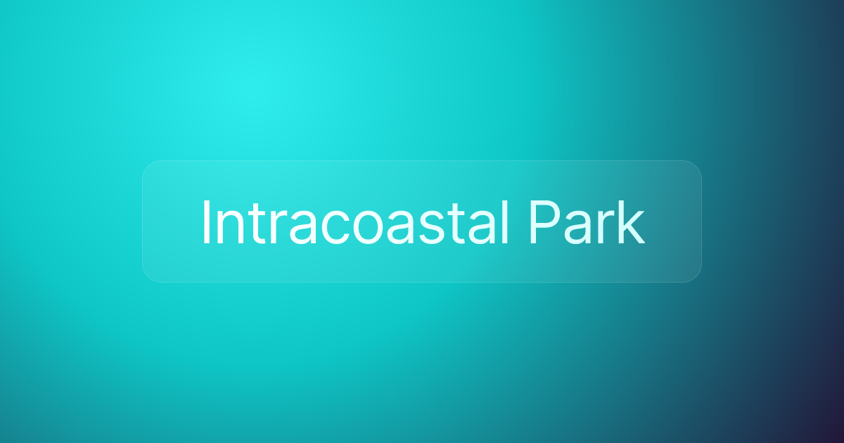 Intracoastal Park