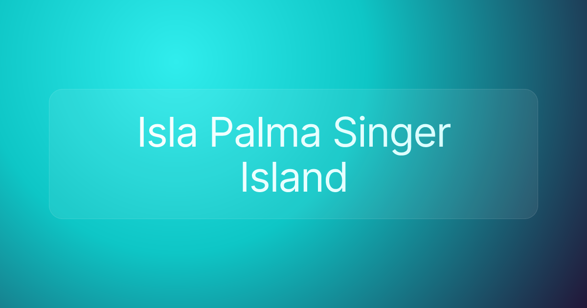 Isla Palma Singer Island