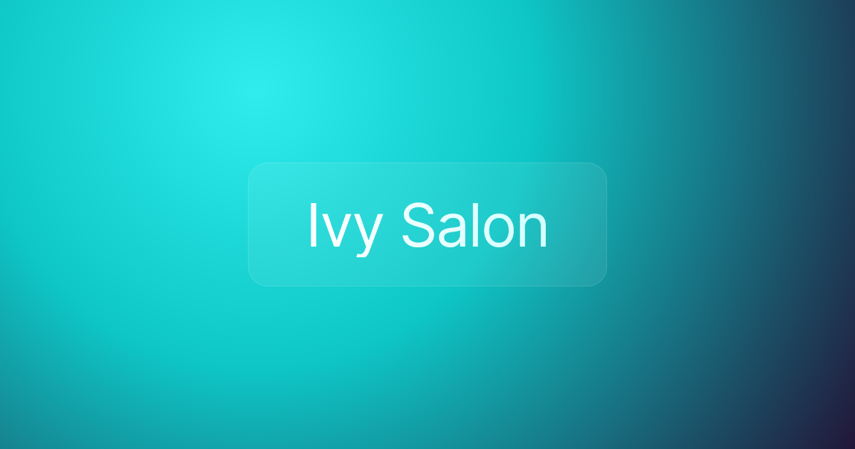 Ivy Salon