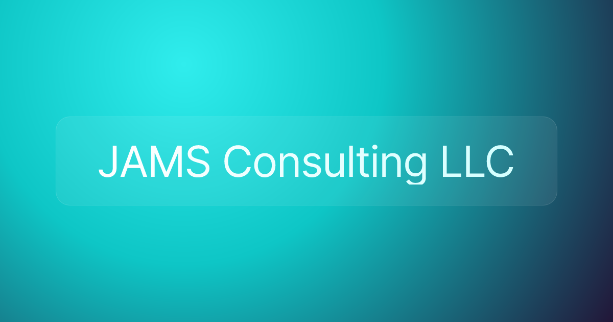 JAMS Consulting LLC