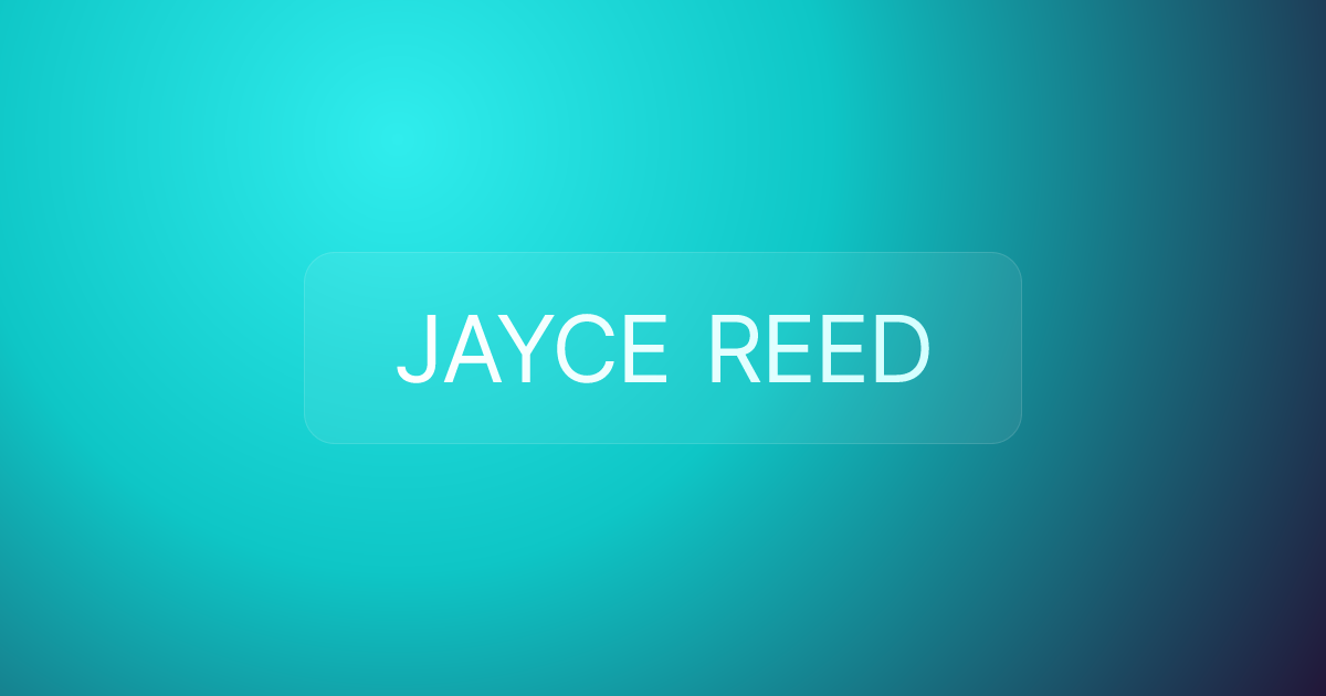 JAYCE REED