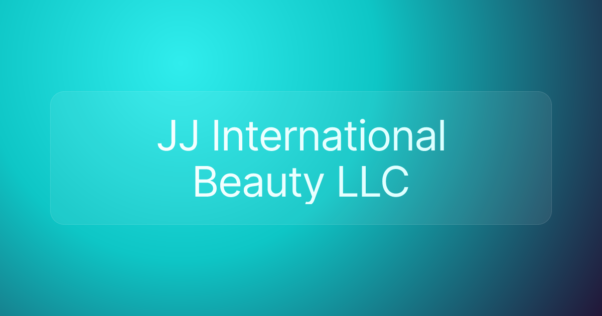 JJ International Beauty LLC
