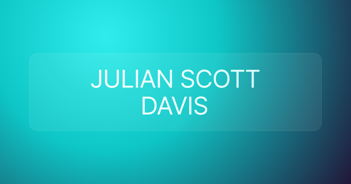 JULIAN SCOTT DAVIS