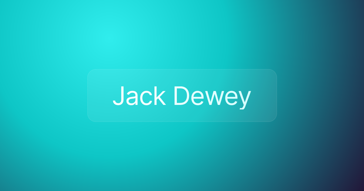 Jack Dewey