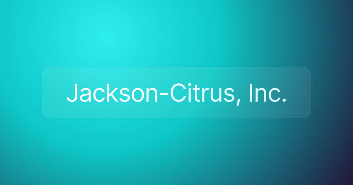 Jackson-Citrus, Inc.