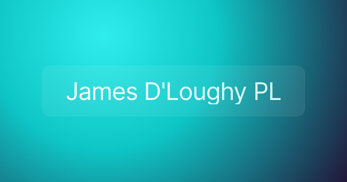 James D'Loughy PL