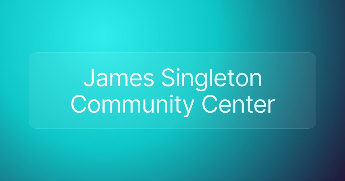 James Singleton Community Center