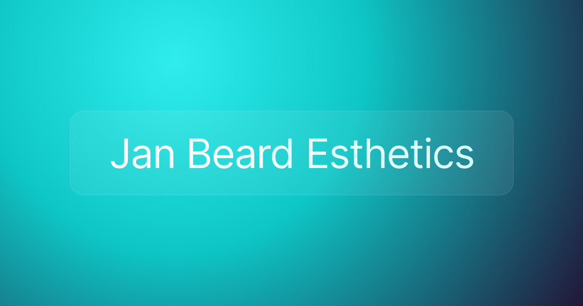 Jan Beard Esthetics