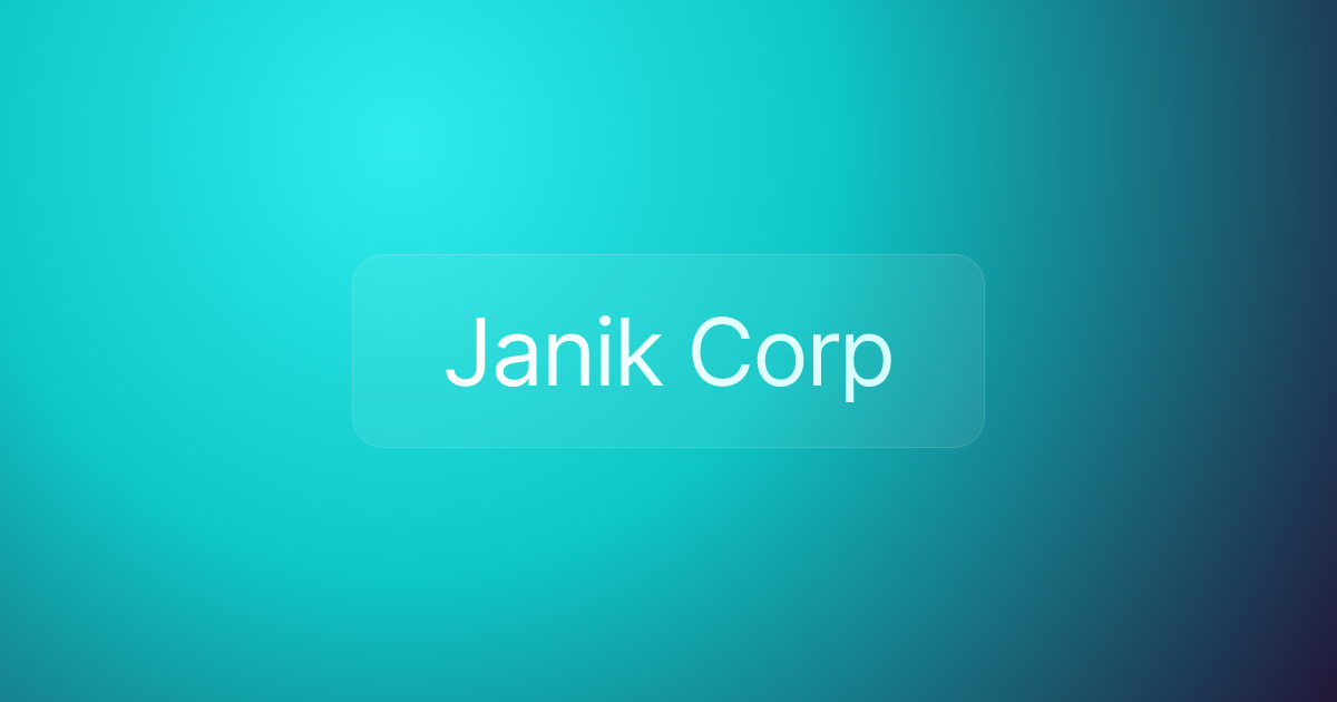 Janik Corp