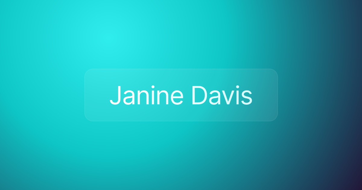 Janine Davis