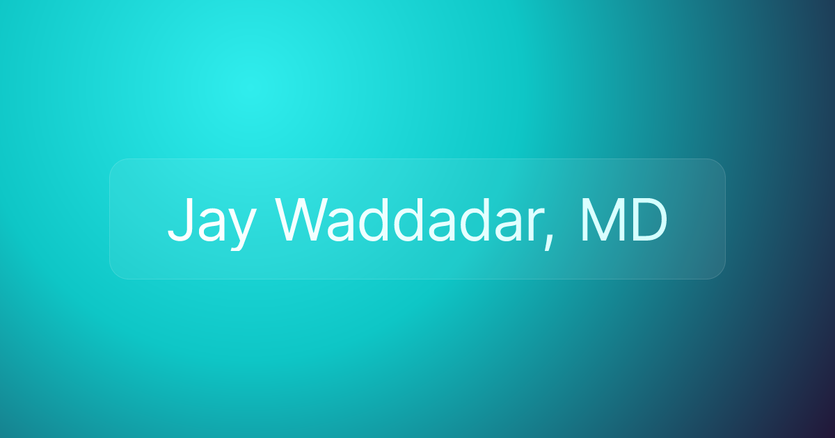 Jay Waddadar, MD