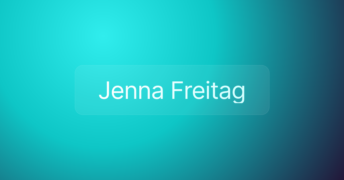 Jenna Freitag