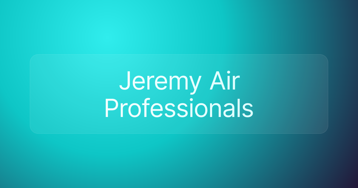 Jeremy Air Professionals