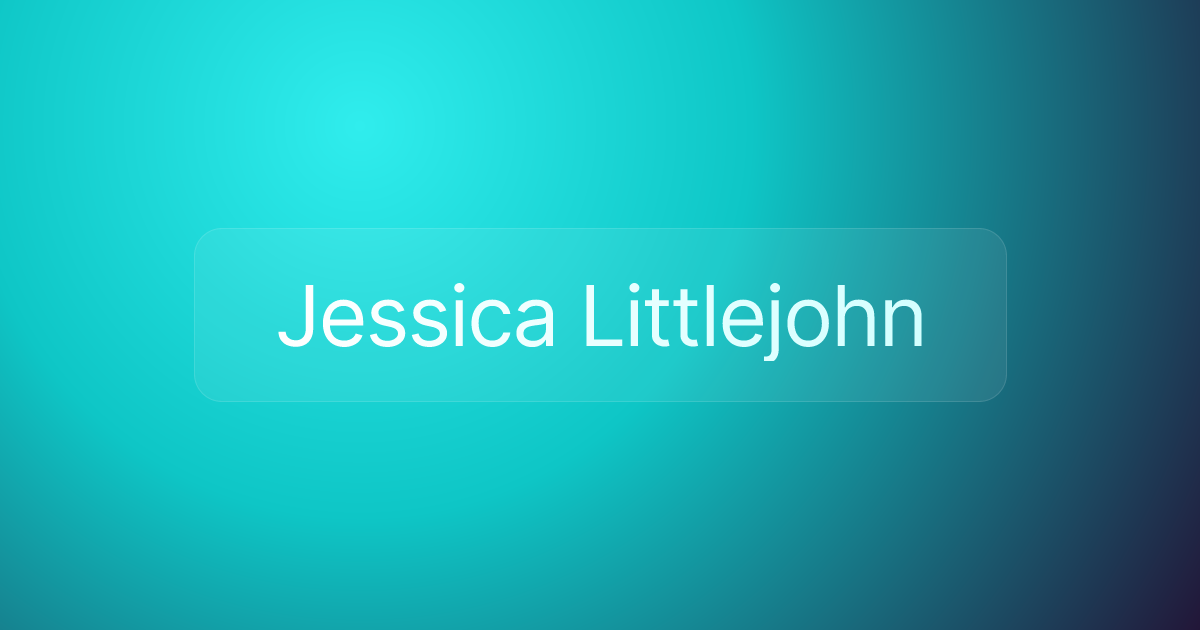 Jessica Littlejohn