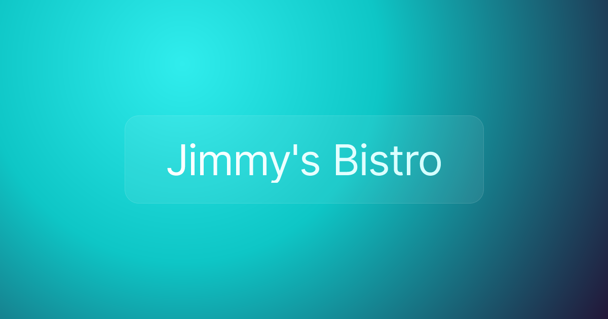 Jimmy's Bistro