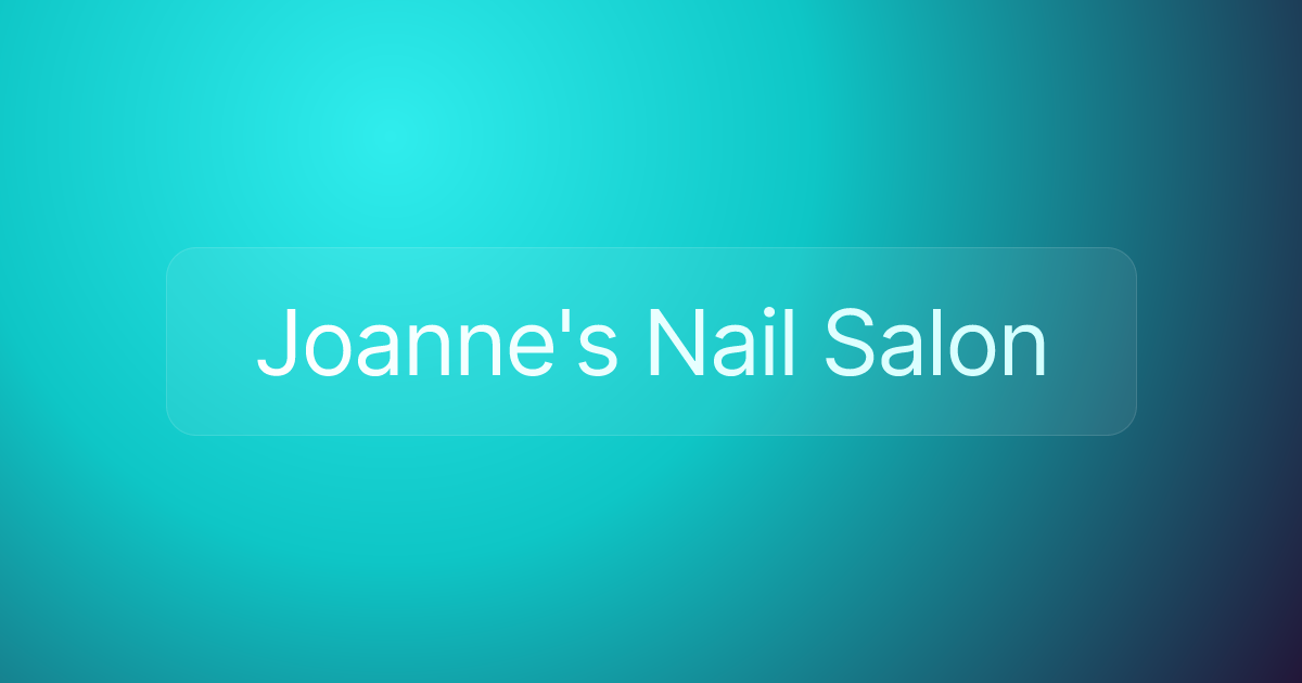 Joanne's Nail Salon