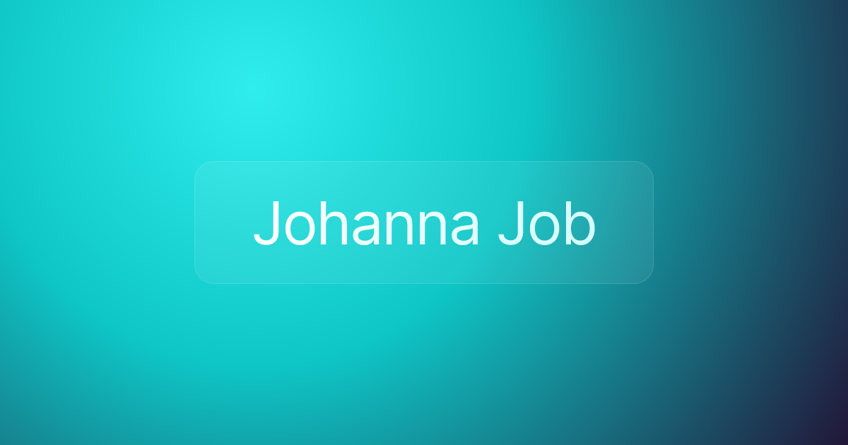 Johanna Job