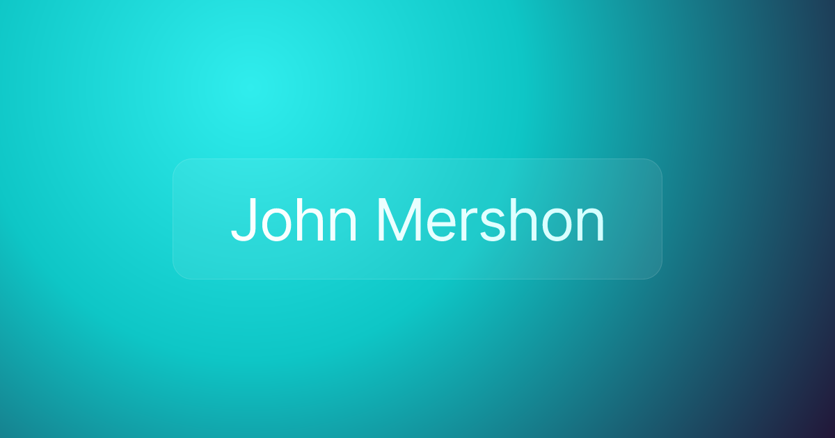 John Mershon