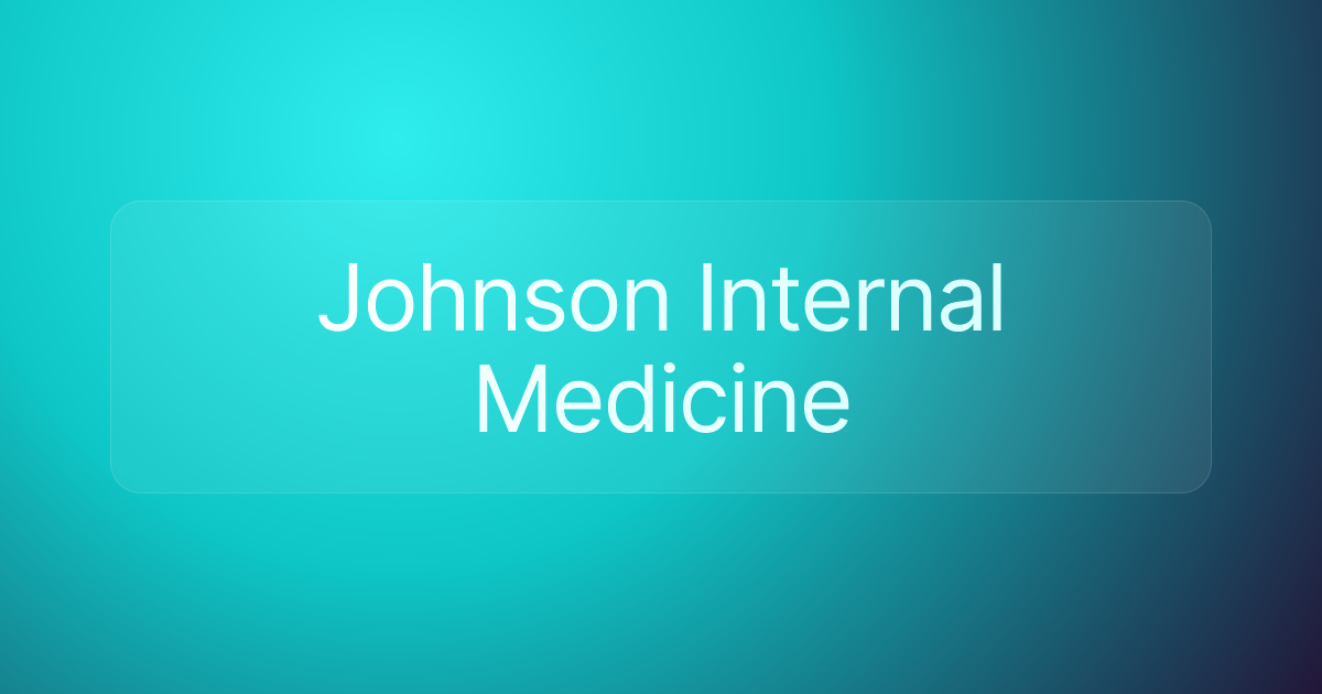 Johnson Internal Medicine